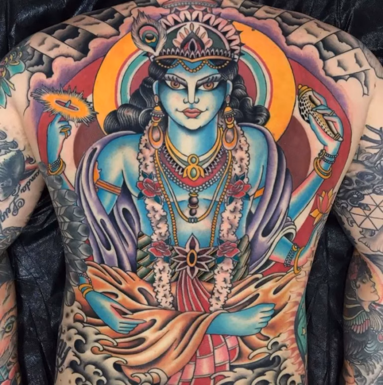 Significado de Tatuagens de Vishnu
