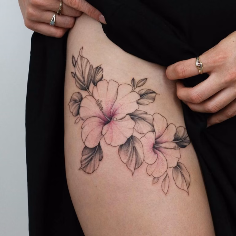 Significado de tatuagens de hibisco