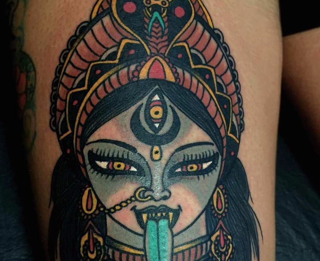Significado de los tatuajes de Kali (mo hindú)