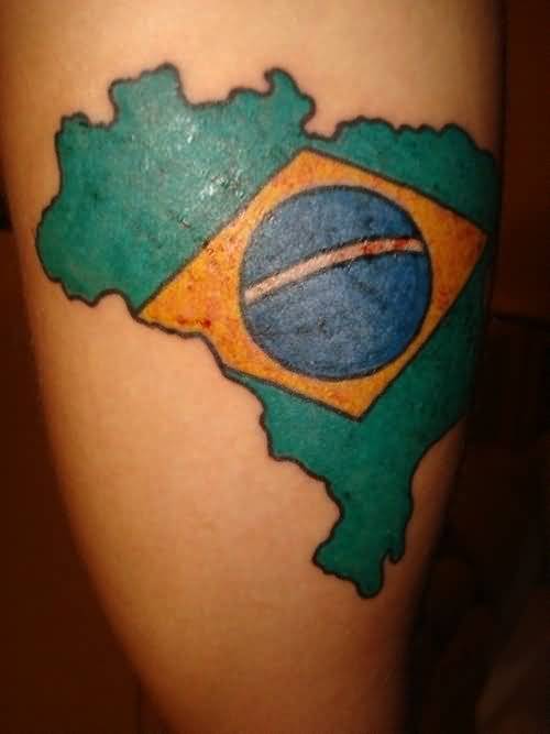South America / Brazil borders tattoo #tattoo #tattoos #southamerica  #américadosul #brazil #brasil #borders #fronteiras #map #mapa #travel  #traveling #wanderlus…
