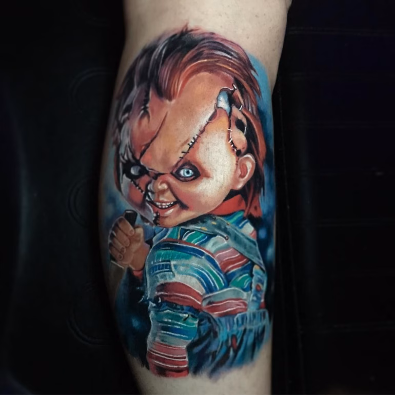 Tatuagens do Chucky, o boneco assassino