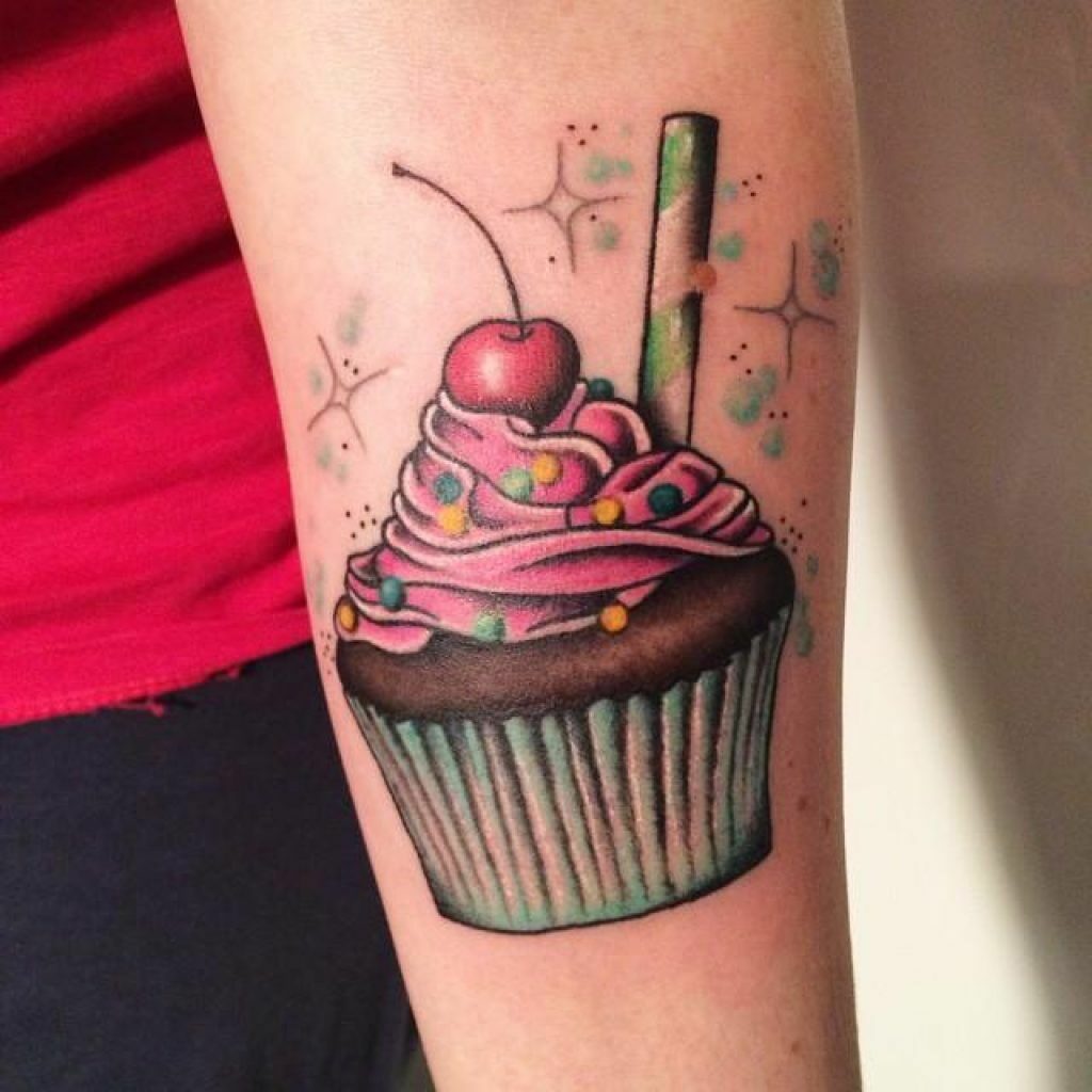 55 Adorable Cupcake Tattoos with Meanings and Ideas  Body Art Guru