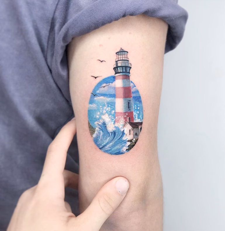 Significado de Tatuagens de Farol
