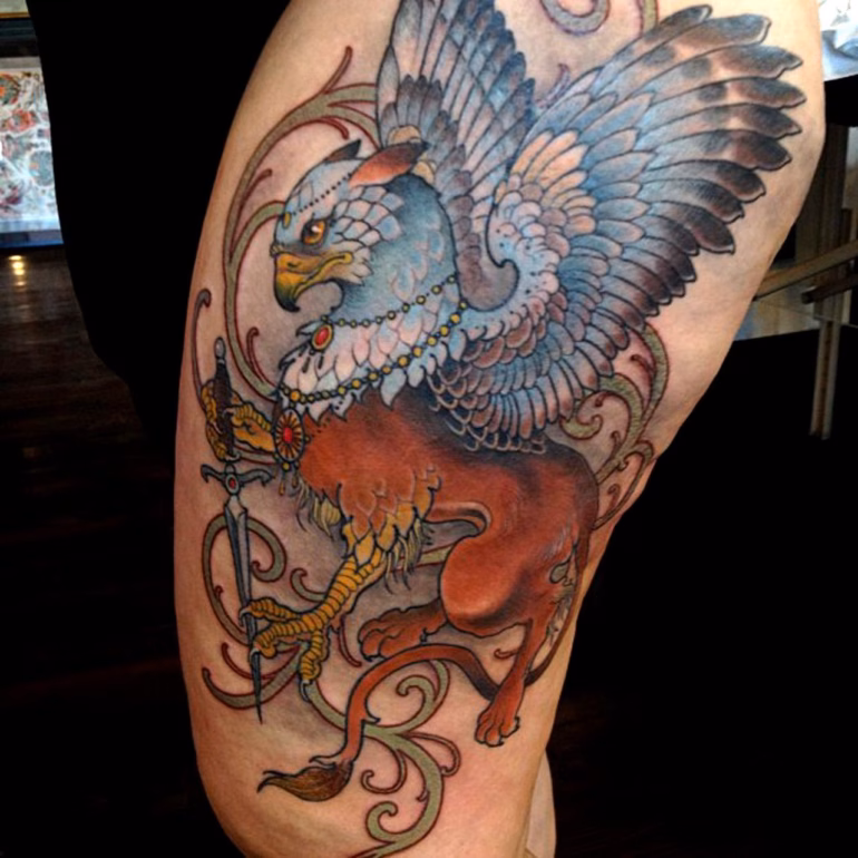 Significado de tatuagens de grifos