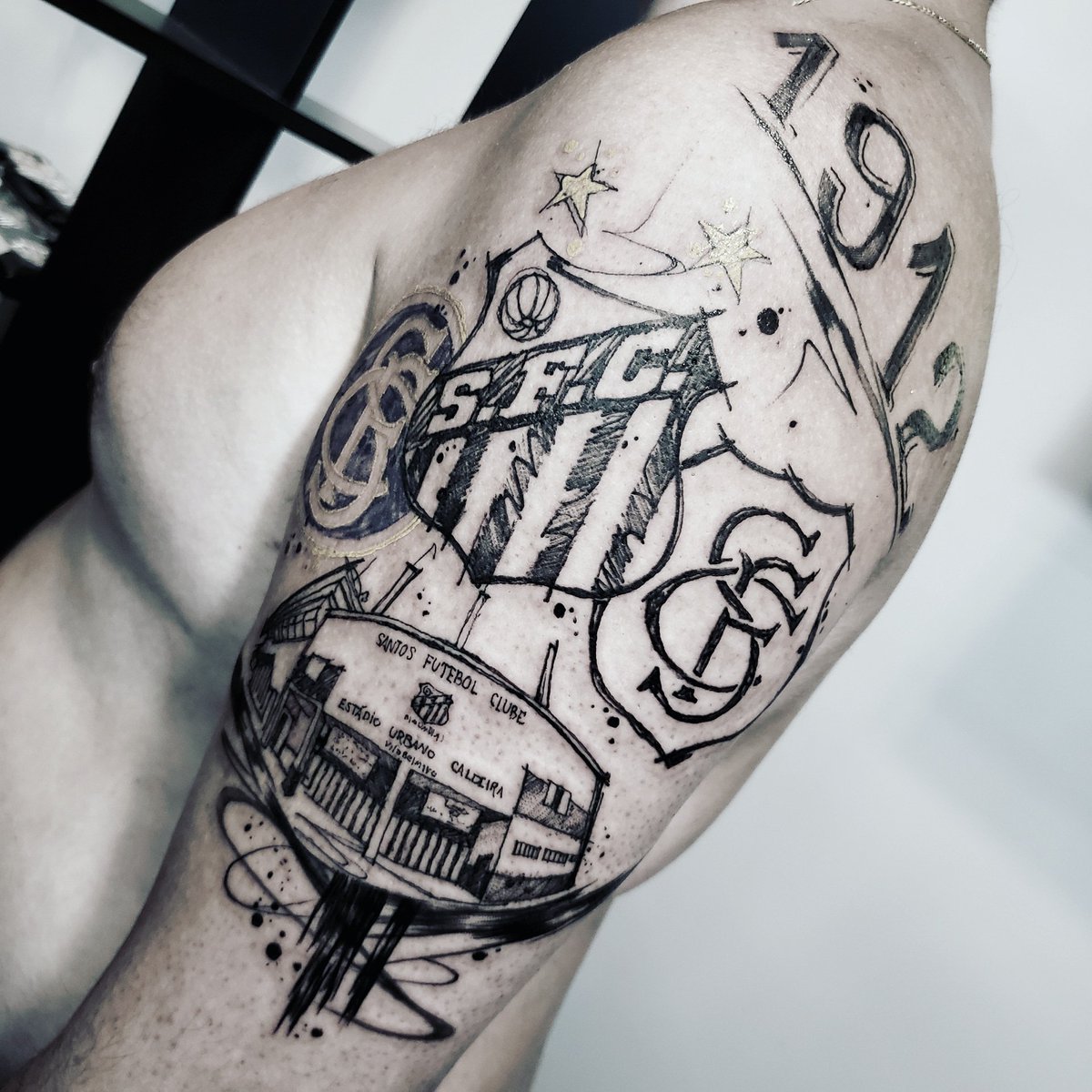 Tattoo do Santos FC