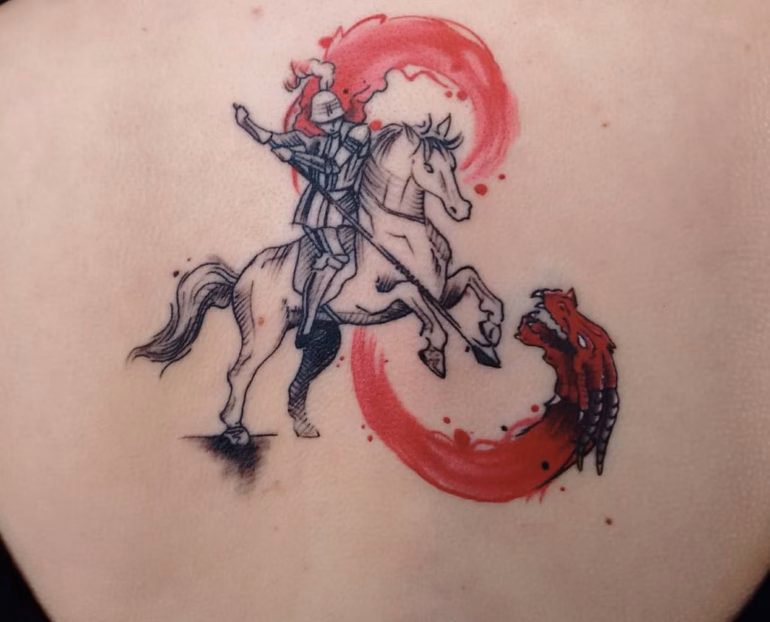 Significado de Tatuagens de Sao Jorge