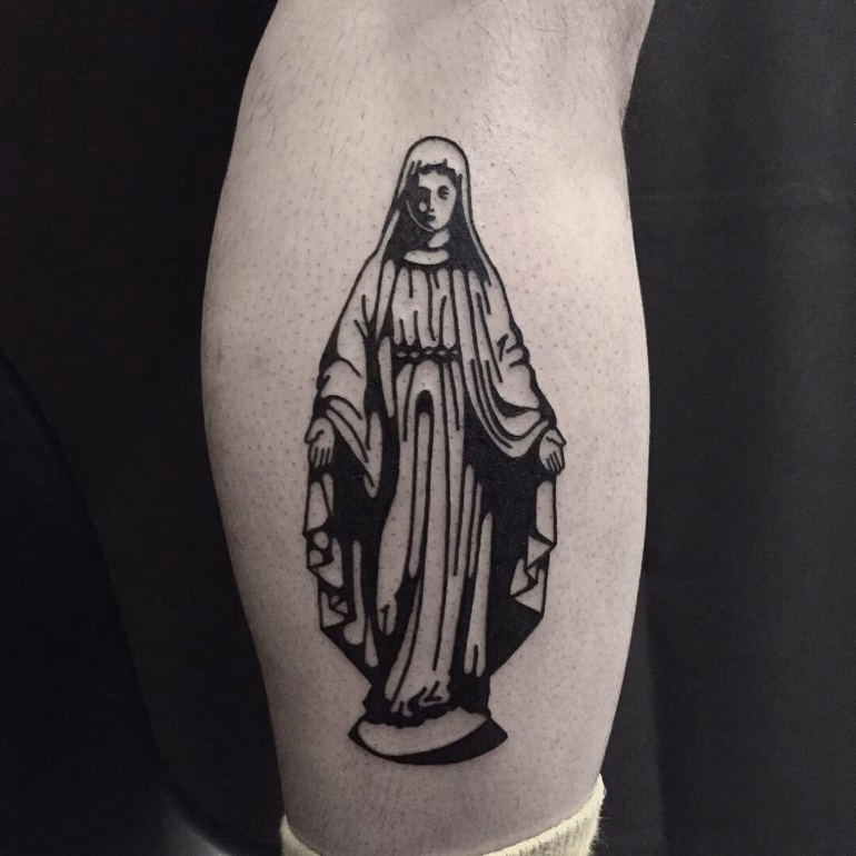 Significado de Tatuagens da Virgem Maria