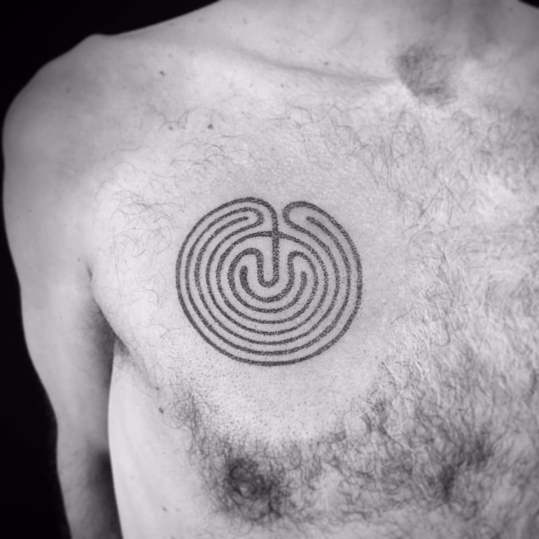 Significado de Tatuagens de Labirinto