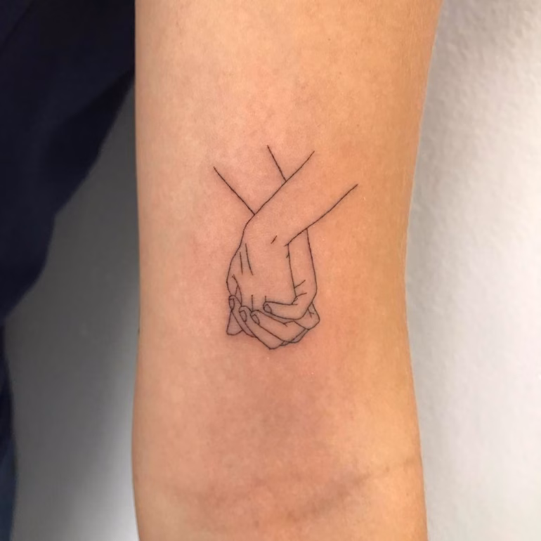 Significado de Tatuagens de Mãos dadas