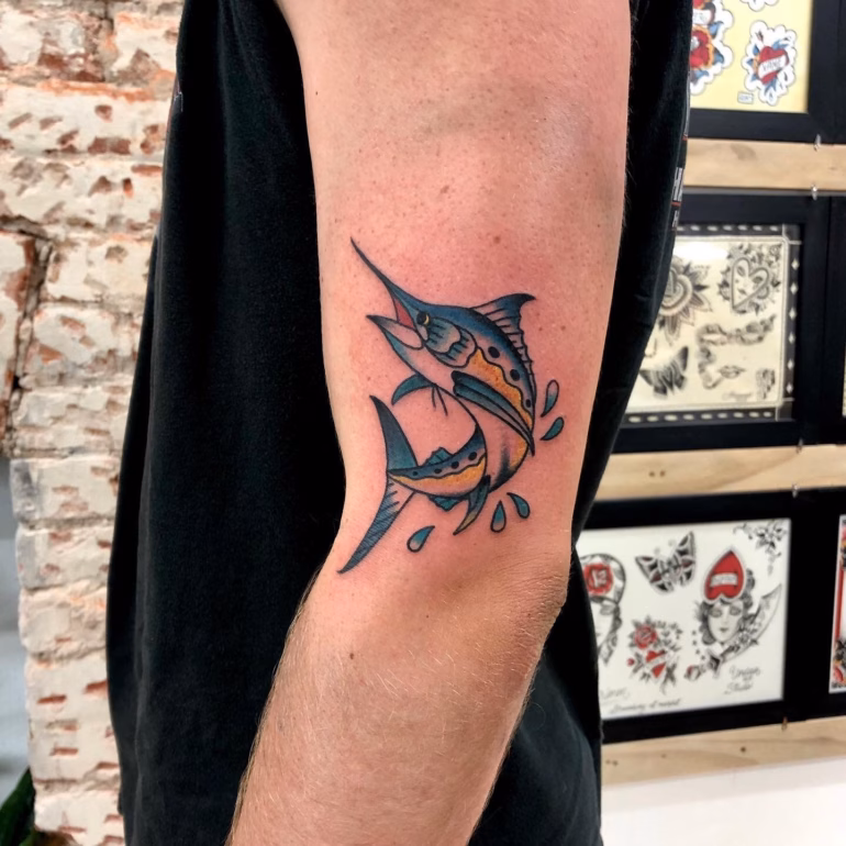Significado de Tatuagens de Peixe Espada