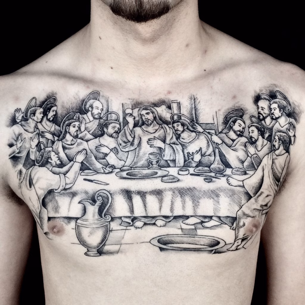 Tatuagens da Santa Ceia