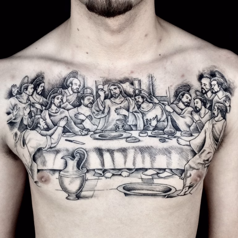 Tatuagens da Santa Ceia