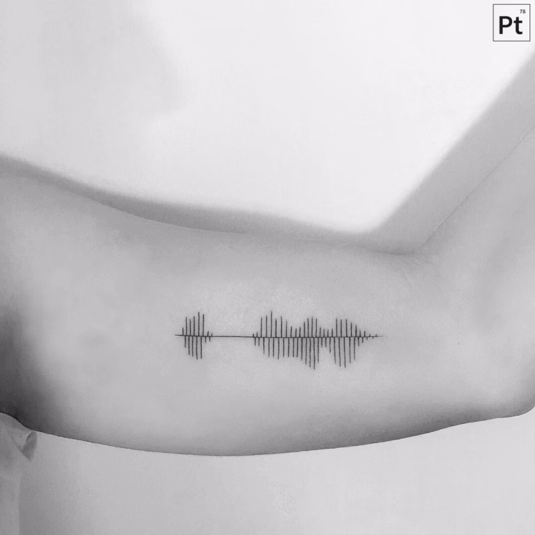 O Que Está Por Trás das Tatuagens de Ondas Sonoras: Simbolismo e Significado