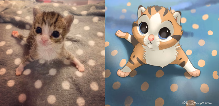 A Magia de Isa Bredt: Transformando Animais em Personagens Disney