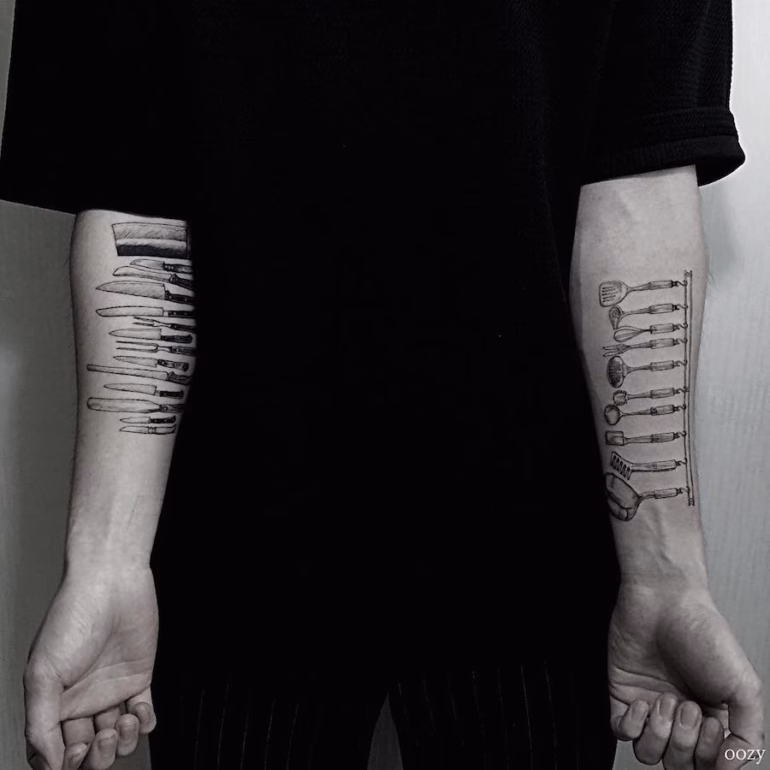 Ideias de Tatuagens: A Arte dos Instrumentos de Trabalho